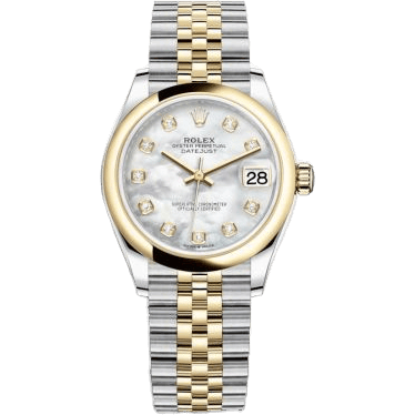 Rolex Datejust 31 Stainless Steel / Yellow Gold / Domed / MOP / Jubilee 278243-0028