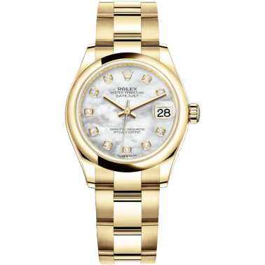 Rolex Datejust 31 Yellow Gold / Domed / MOP / Oyster 278248-0015
