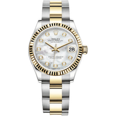 Rolex Datejust 31 Stainless Steel / Yellow Gold / Fluted / MOP / Oyster 278273-0027