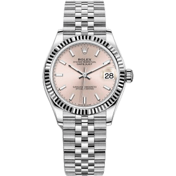 Rolex Datejust 31 Stainless Steel Fluted / Jubilee / Pink 278274-0014