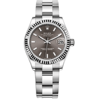 Rolex Datejust 31 Stainless Steel Fluted / Oyster / Grey 278274-0015
