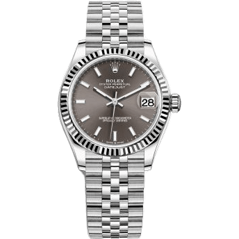 Rolex Datejust 31 Stainless Steel Fluted / Jubilee / Grey 278274-0016