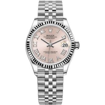 Rolex Datejust 31 Stainless Steel Fluted / Jubilee / Pink - Roman 278274-0020
