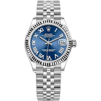 Rolex Datejust 31 Stainless Steel / Fluted / Blue - Roman / Jubilee 278274-0034