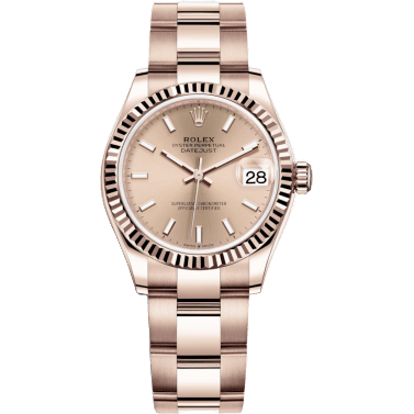 Rolex Datejust 31 Rose Gold / Fluted / Rose / Oyster 278275-0036