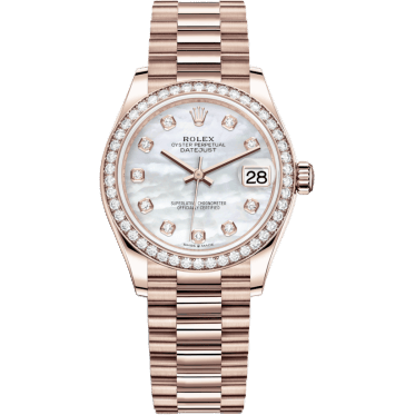 Datejust 31 Rose Gold / Diamond / MOP / President