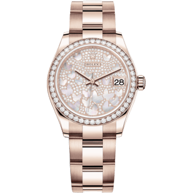 Datejust 31 Rose Gold / Diamond / Butterfly / Oyster