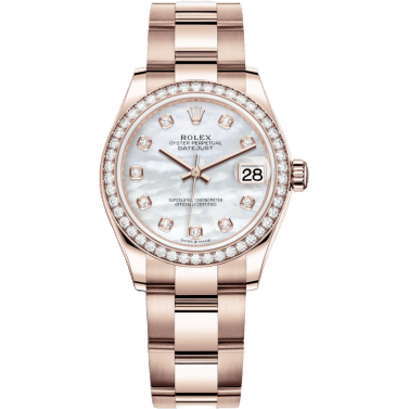 Datejust 31 Rose Gold / Diamond / MOP / Oyster