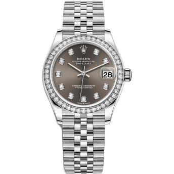 Rolex Datejust 31 Stainless Steel Diamond / Jubilee / Grey - Diamond 278384RBR-0010