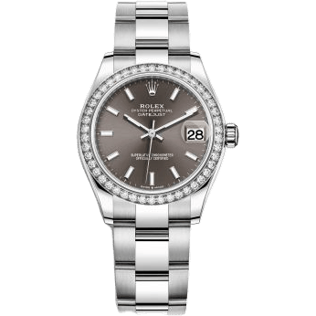 Datejust 31 Stainless Steel Diamond / Oyster / Grey