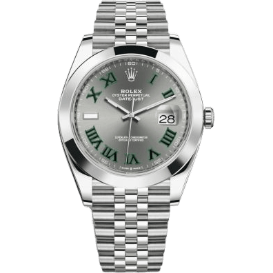Rolex Datejust 41 Stainless Steel Smooth / Jubilee / Slate Roman 126300-0014