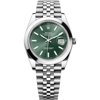 Rolex Datejust 41 Stainless Steel Smooth / Jubilee / Green 126300-0020