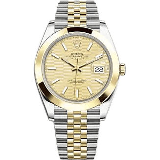 Datejust 41 Rolesor Yellow - Smooth / Jubilee / Champagne - Fluted