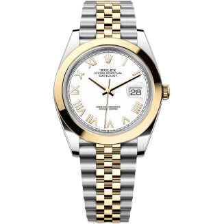 Rolex Datejust 41 Stainless Steel - Yellow Gold - Smooth / White Roman / Jubilee 126303-0026