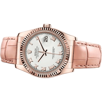 Datejust 36 Everose Strap Ivory Roman