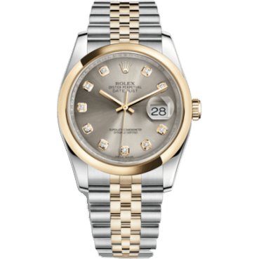 Rolex Datejust 36 Rolesor Yellow Domed / Jubilee / Steel Diamonds 116203-0169
