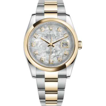 Rolex Datejust 36 Rolesor Yellow Domed / Oyster / MOP 116203-0189