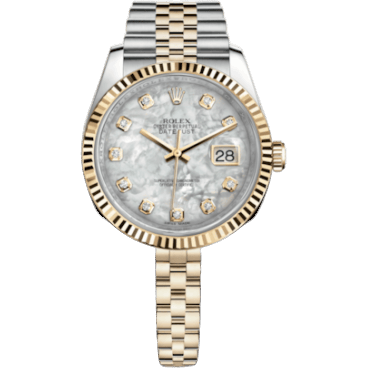Rolex Datejust 36 Rolesor Yellow Fluted / Jubilee / MOP 116233-0152