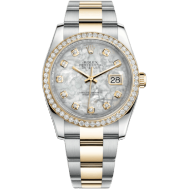 Rolex Datejust 36 Rolesor Yellow Diamond / Oyster / MOP 116243-0027