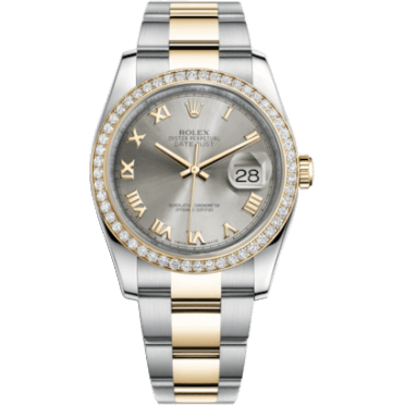Datejust 36 Rolesor Yellow Diamond / Oyster / Steel Roman