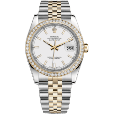 Datejust 36 Rolesor Yellow Diamond / Jubilee / White