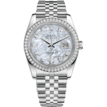 Rolex Datejust 36 Stainless Steel Diamond / Jubilee / MOP 116244-0011