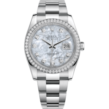Rolex Datejust 36 Stainless Steel Diamond / Oyster / MOP 116244-0020