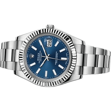 Datejust II Fluted Blue