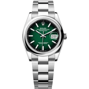Rolex Datejust 36 Stainless Steel - Domed / Green Ombré / Oyster 126200-0025