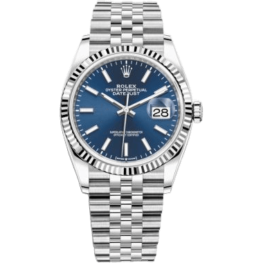Rolex Datejust 36 Stainless Steel / Fluted / Blue / Jubilee 126234-0017