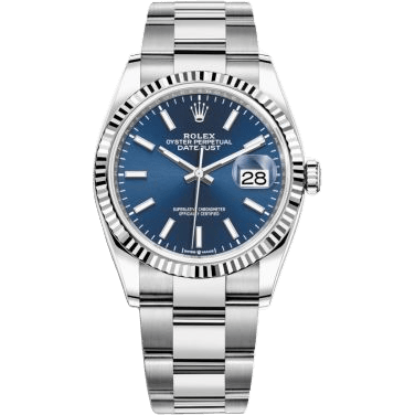 Rolex Datejust 36 Stainless Steel / Fluted / Blue / Oyster 126234-0018