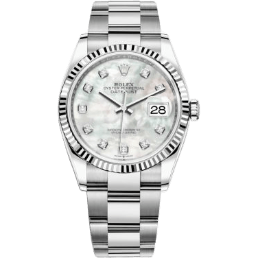 Rolex Datejust 36 Stainless Steel / Fluted / MOP-Diamond / Oyster 126234-0020