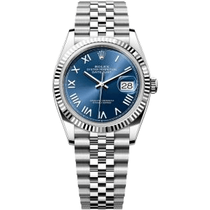 Rolex Datejust 36 Stainless Steel - Fluted / Blue Roman / Jubilee 126234-0069