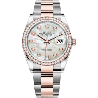 Rolex Datejust 36 Stainless Steel / Everose / Diamond / MOP Diamond / Oyster 126281RBR-0010
