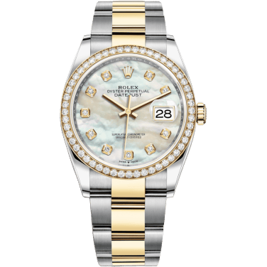 Rolex Datejust 36 Stainless Steel / Yellow Gold / Diamond / MOP Diamond / Oyster 126283RBR-0010