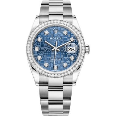 Rolex Datejust 36 Stainless Steel / Diamond / Blue Jubilee / Oyster 126284RBR-0004