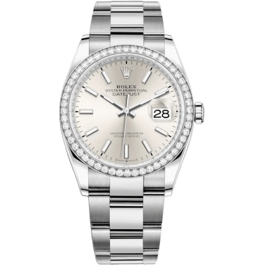 Datejust 36 Stainless Steel / Diamond / Silver / Oyster