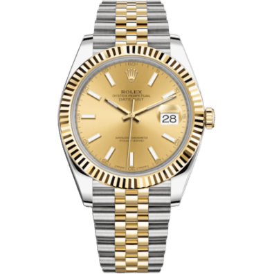 Datejust 41 Rolesor Yellow Fluted / Jubilee / Champagne