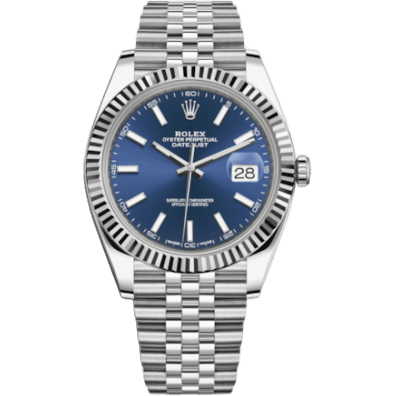 Datejust 41 Stainless Steel Fluted / Jubilee / Blue