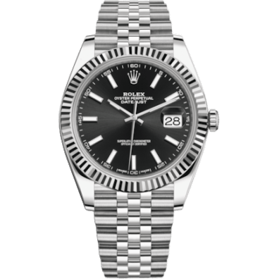 Datejust 41 Stainless Steel Fluted / Jubilee / Black