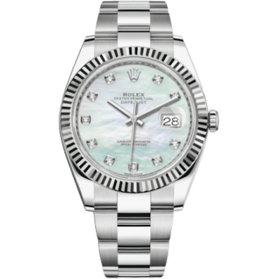 Datejust 41 Stainless Steel Fluted / Oyster / MOP Diamond