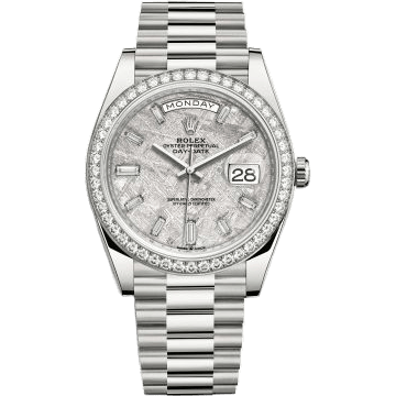 Day-Date 40 White Gold - Diamond / Meteorite
