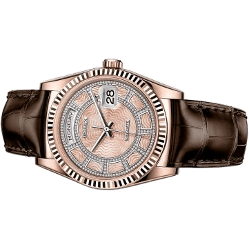 Day-Date 36 Everose Fluted / Strap / Pink MOP Carousel