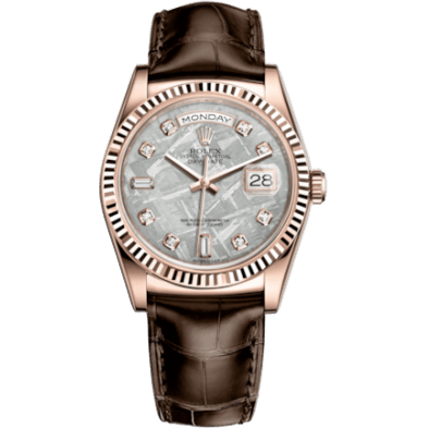 Rolex Day-Date 36 Everose / Strap / Meteorite 118135-0072