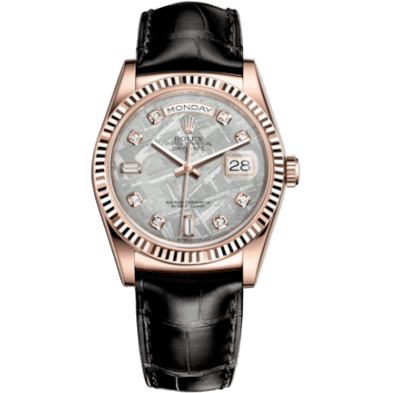 Rolex Day-Date 36 Everose / Strap / Meteorite 118135-0098
