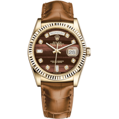 Rolex Day-Date 36 Yellow Gold / Strap / Bull's Eye 118138-0127