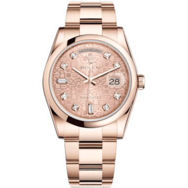 Day-Date 36 Everose Domed / Oyster / Pink Computer