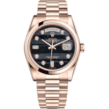 Day-Date 36 Everose Domed / President / Ferrite