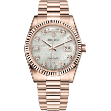 Day-Date 36 Everose Fluted / President / Oxford MOP