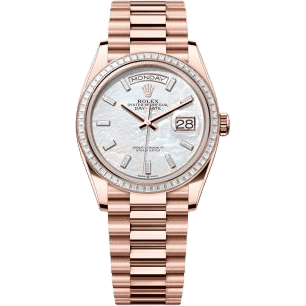 Day-Date 36 Everose Gold - Baguette / MOP - Baguette / President